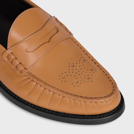 CELINE Polished Bullskin Loafers for Women