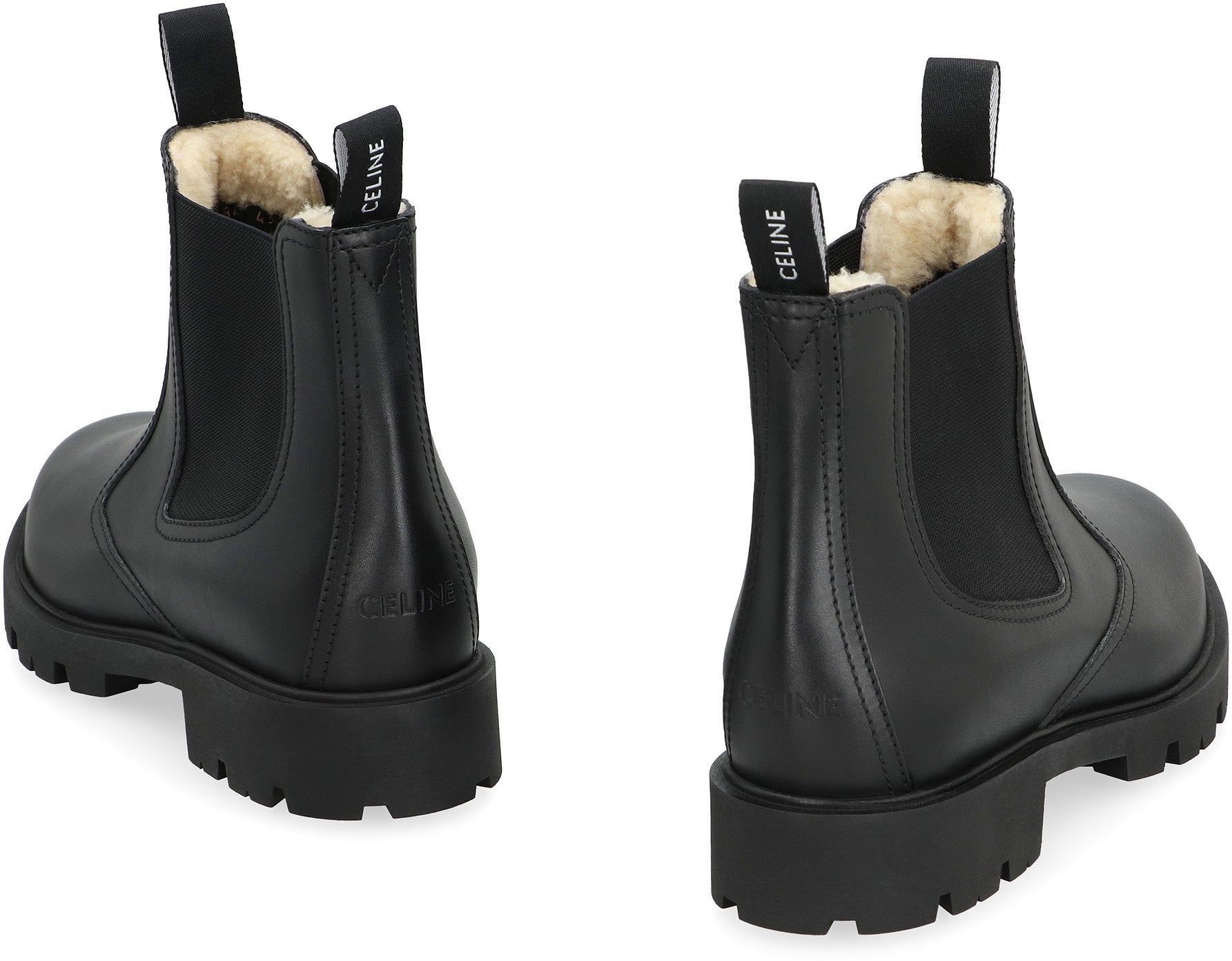 CELINE Men's Classic Leather Chelsea Boots