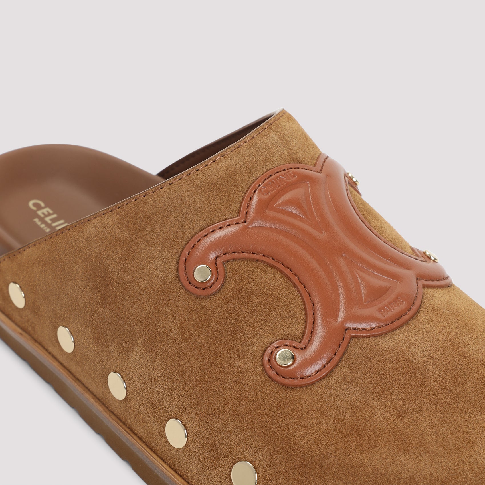 CELINE Triomphe Wedge Flats for Women