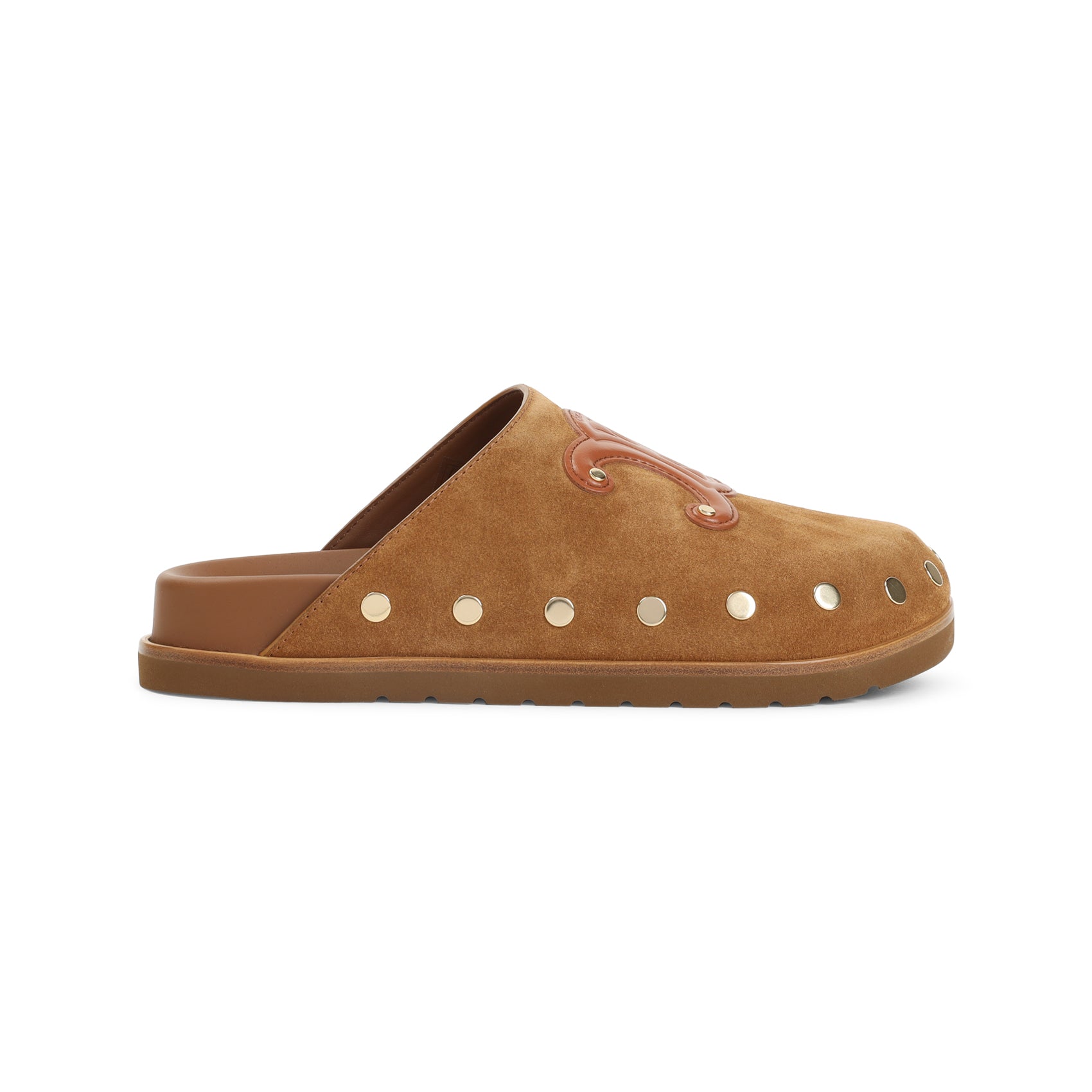 CELINE Triomphe Wedge Flats for Women