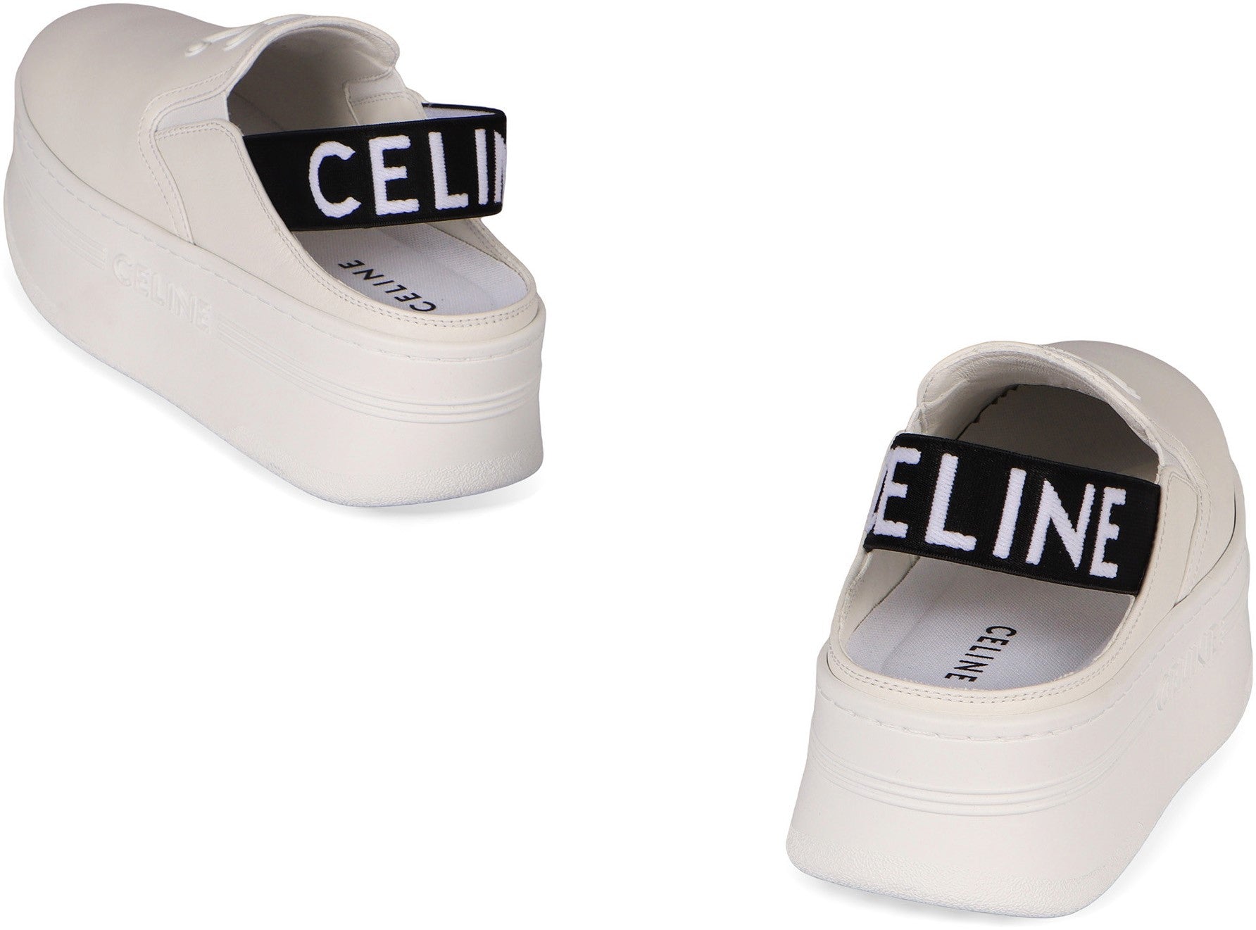 CELINE Block Wedge Sandals
