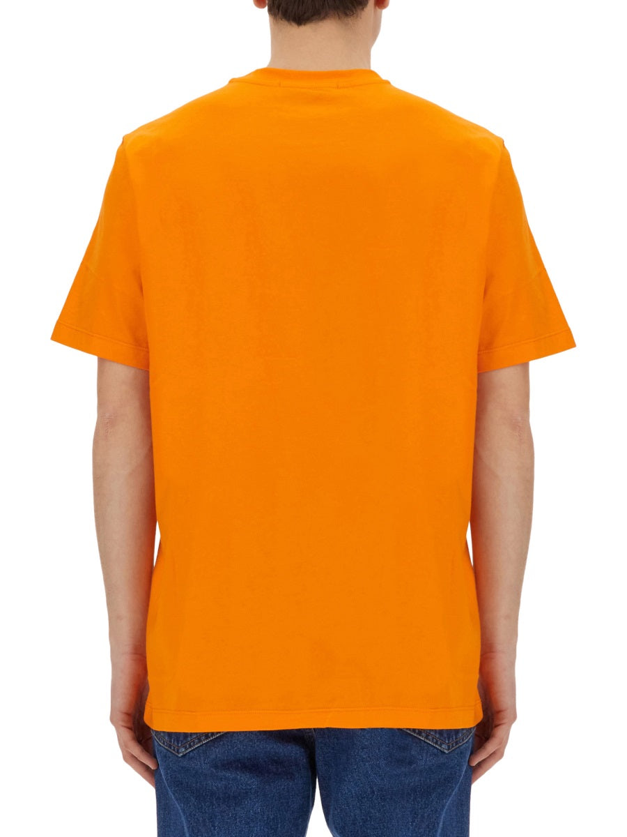 MSGM Regular Fit Logo T-Shirt - Size L