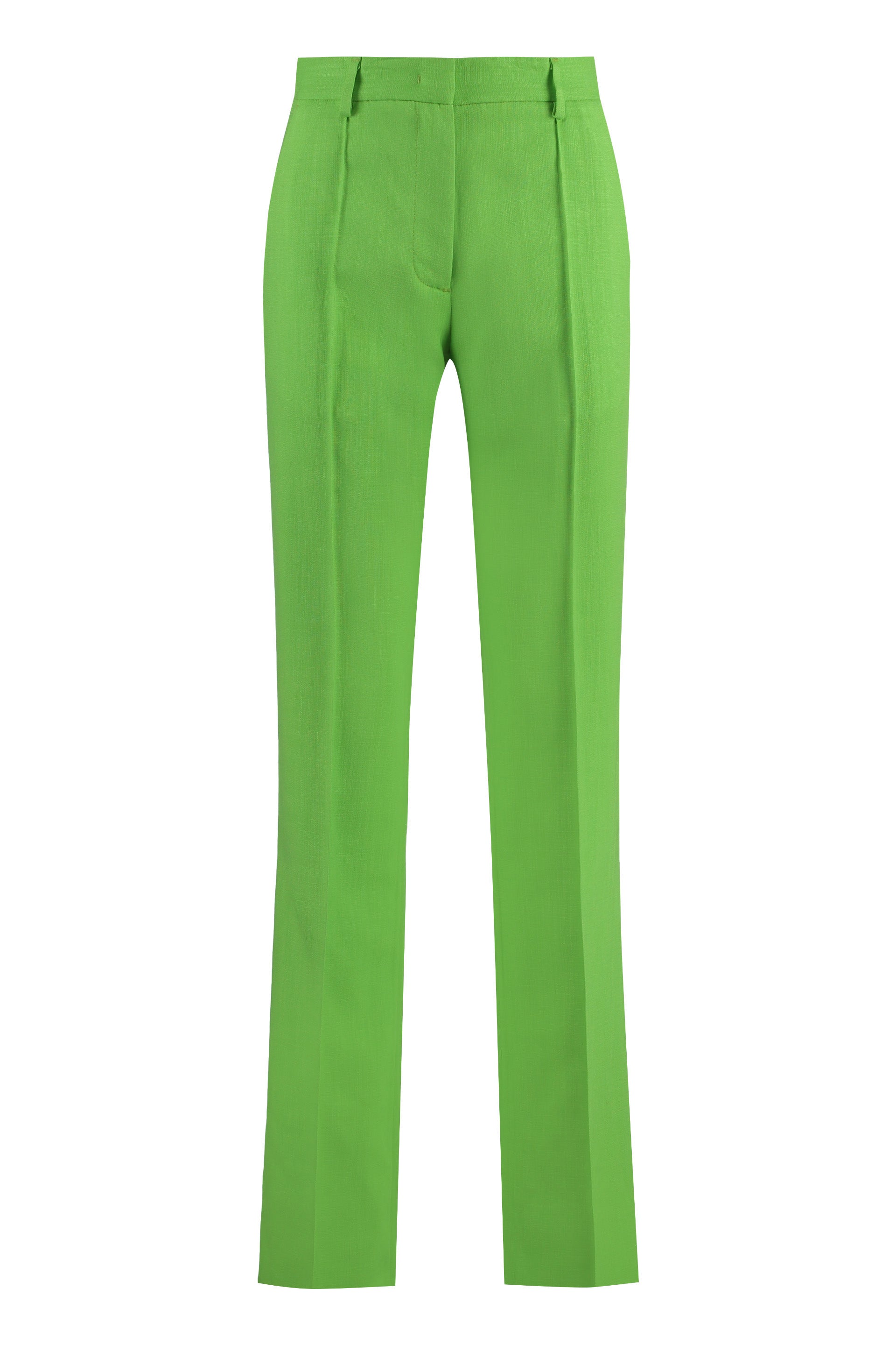 MSGM Flared Viscose Trousers for Women