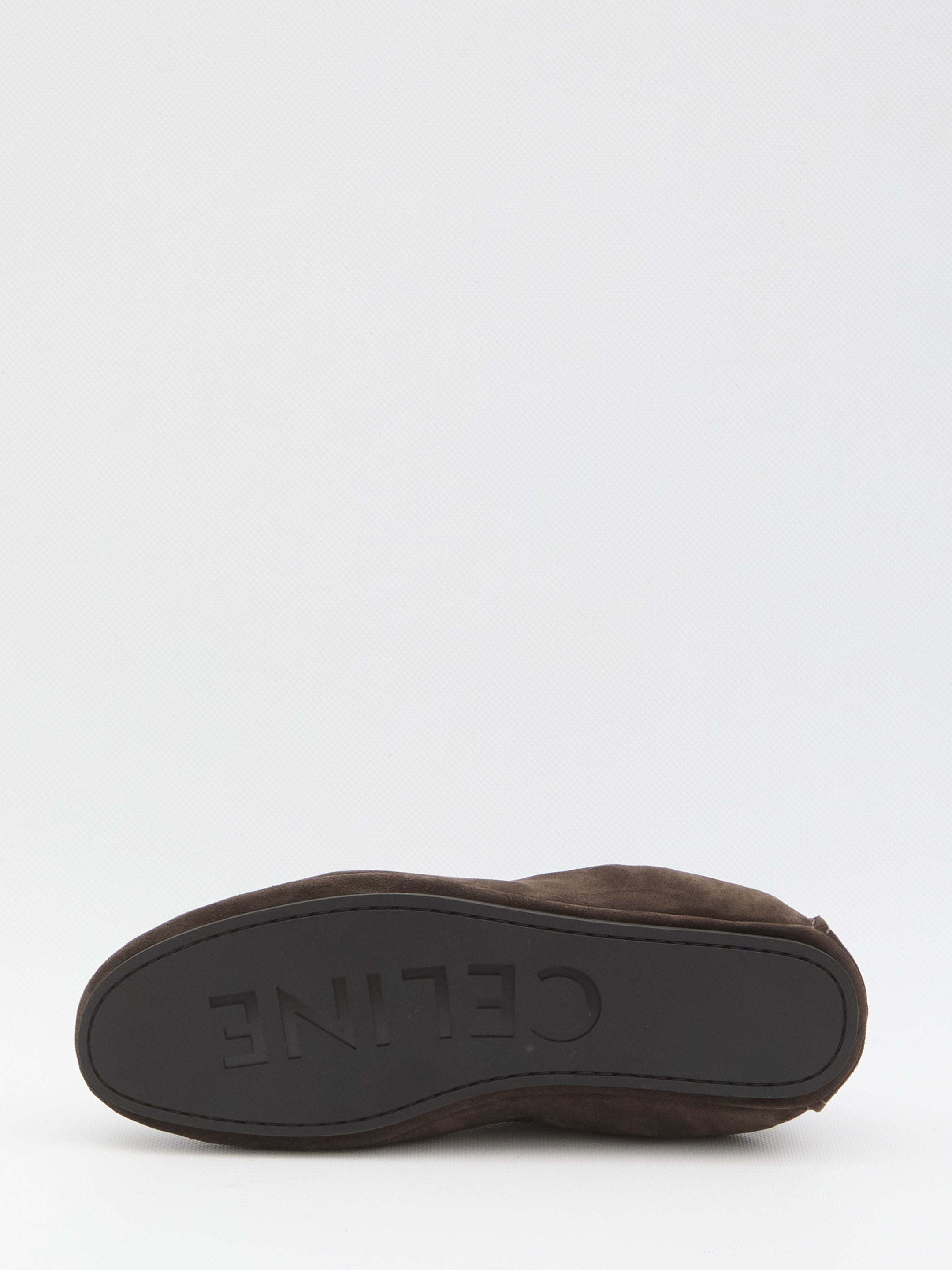 CELINE Triomphe Loafers with Elastic Insert