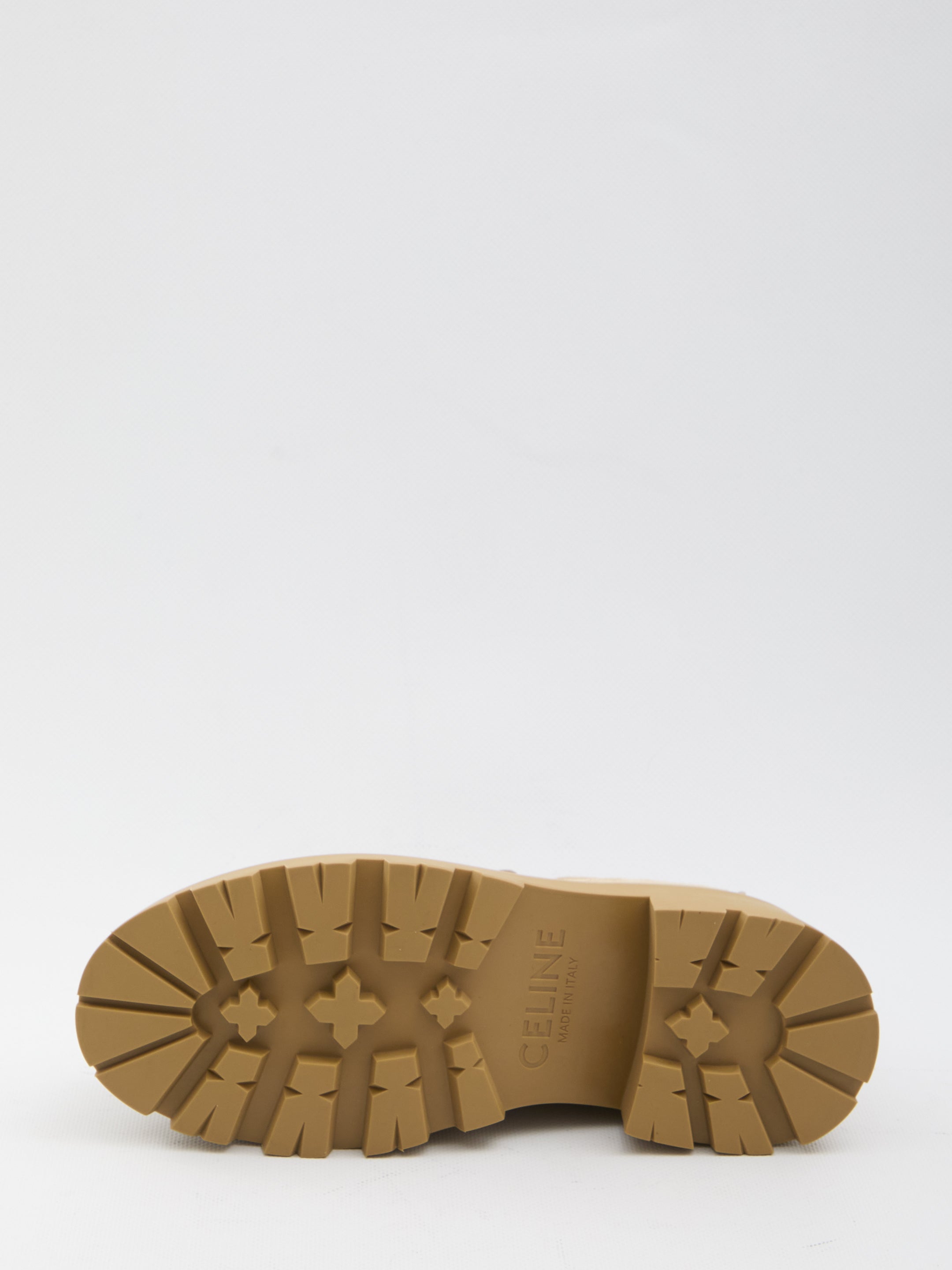 CELINE Suede Loafers with Embossed Detail - Heel Height: 5 cm