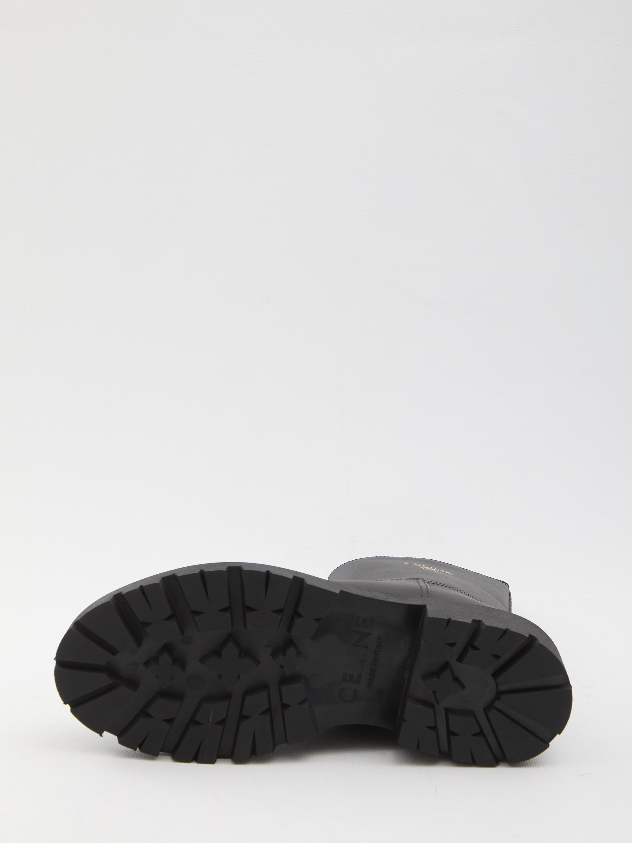 CELINE Margaret Leather Boots - 3 cm Heel Height