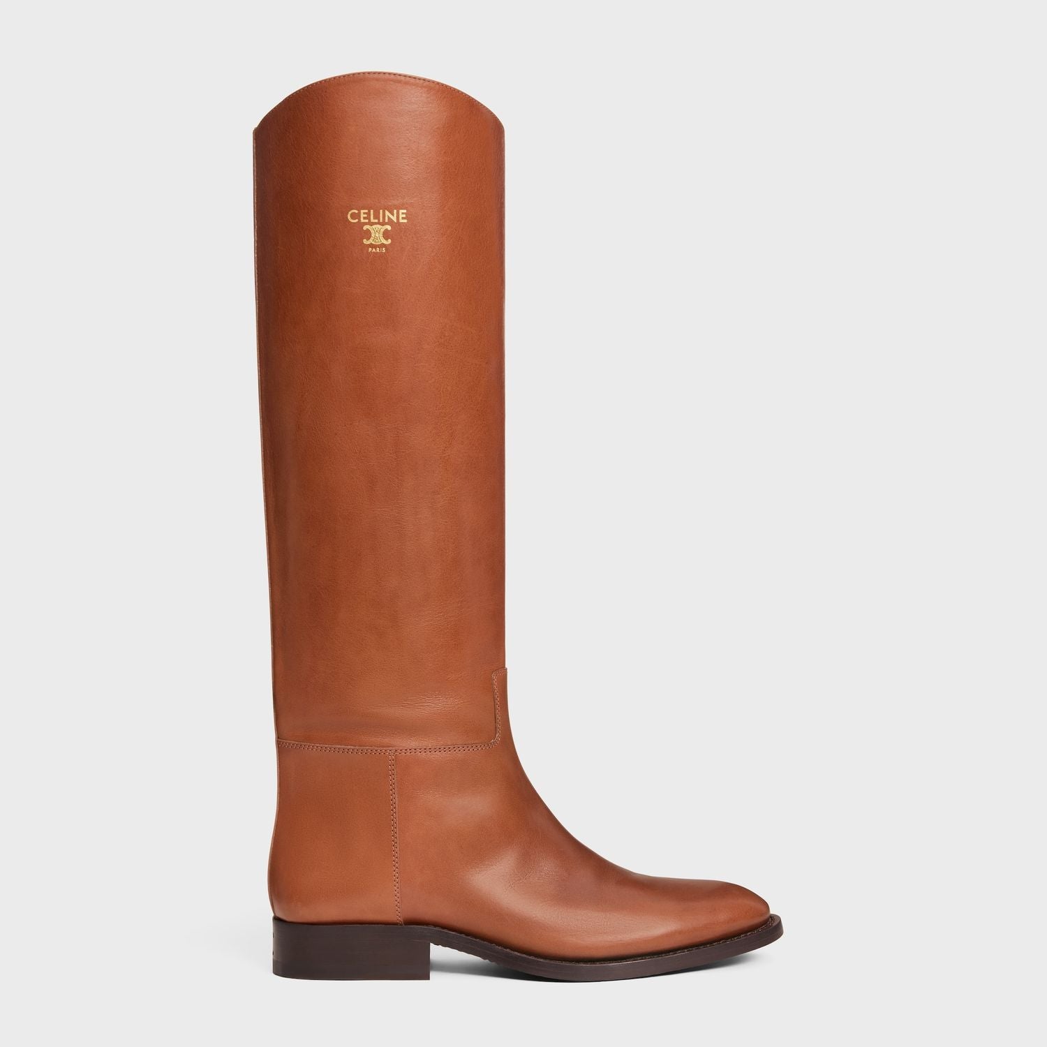 CELINE Calfskin Riding Boot