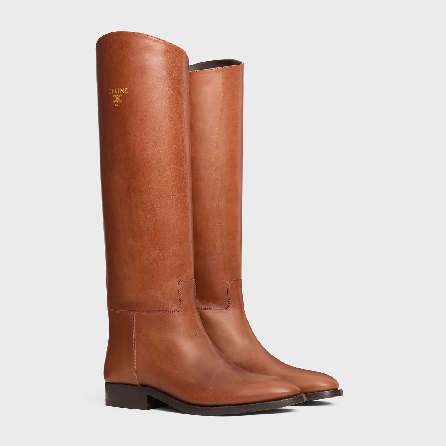 CELINE Calfskin Riding Boot