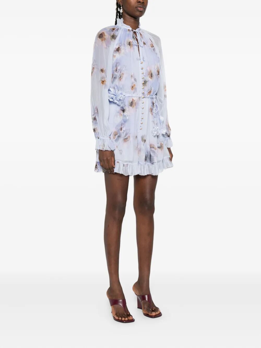 ZIMMERMANN Hypnotic Floral Mini Dress