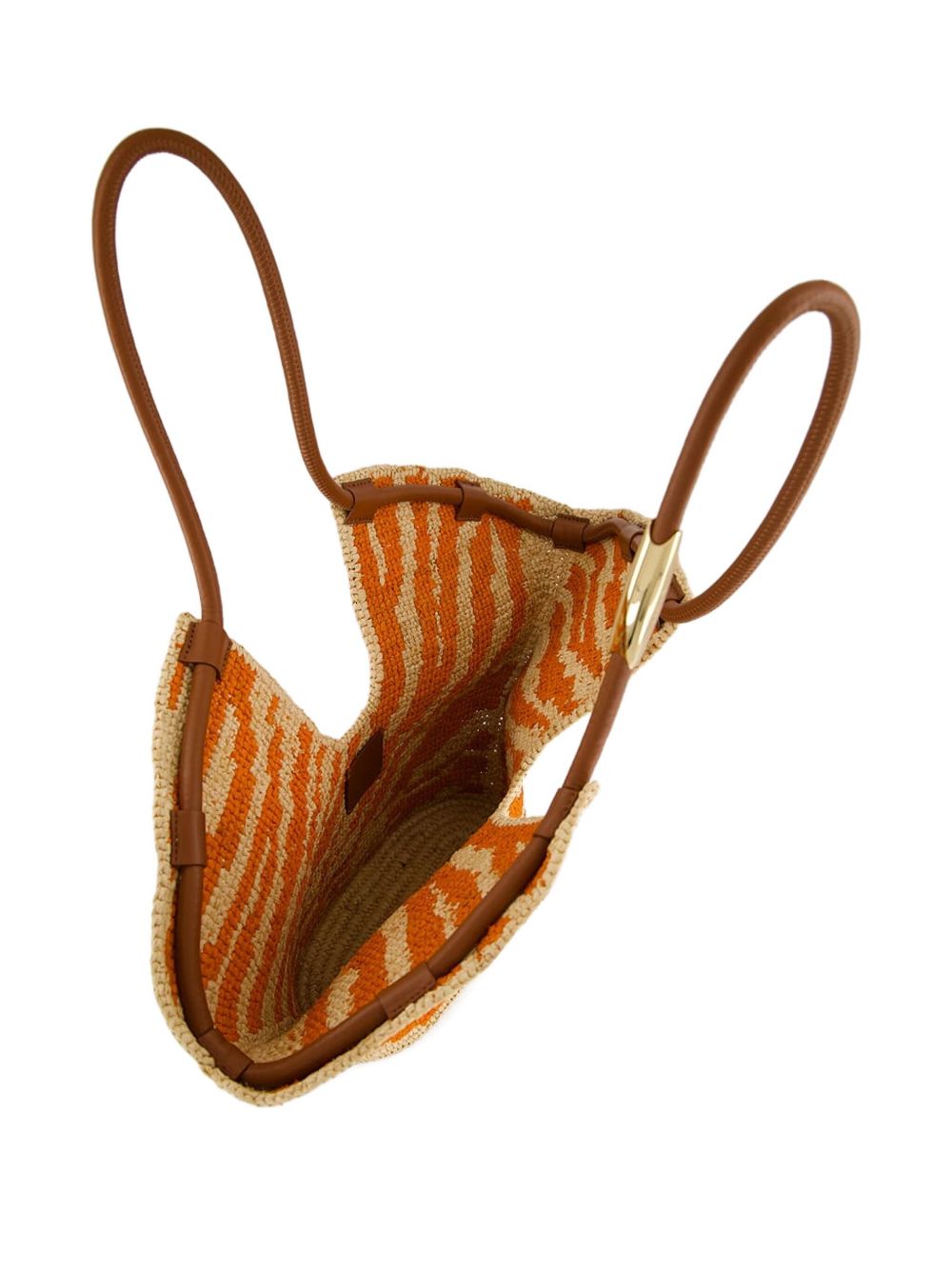 ZIMMERMANN Golden Rafia Medium Tote Handbag