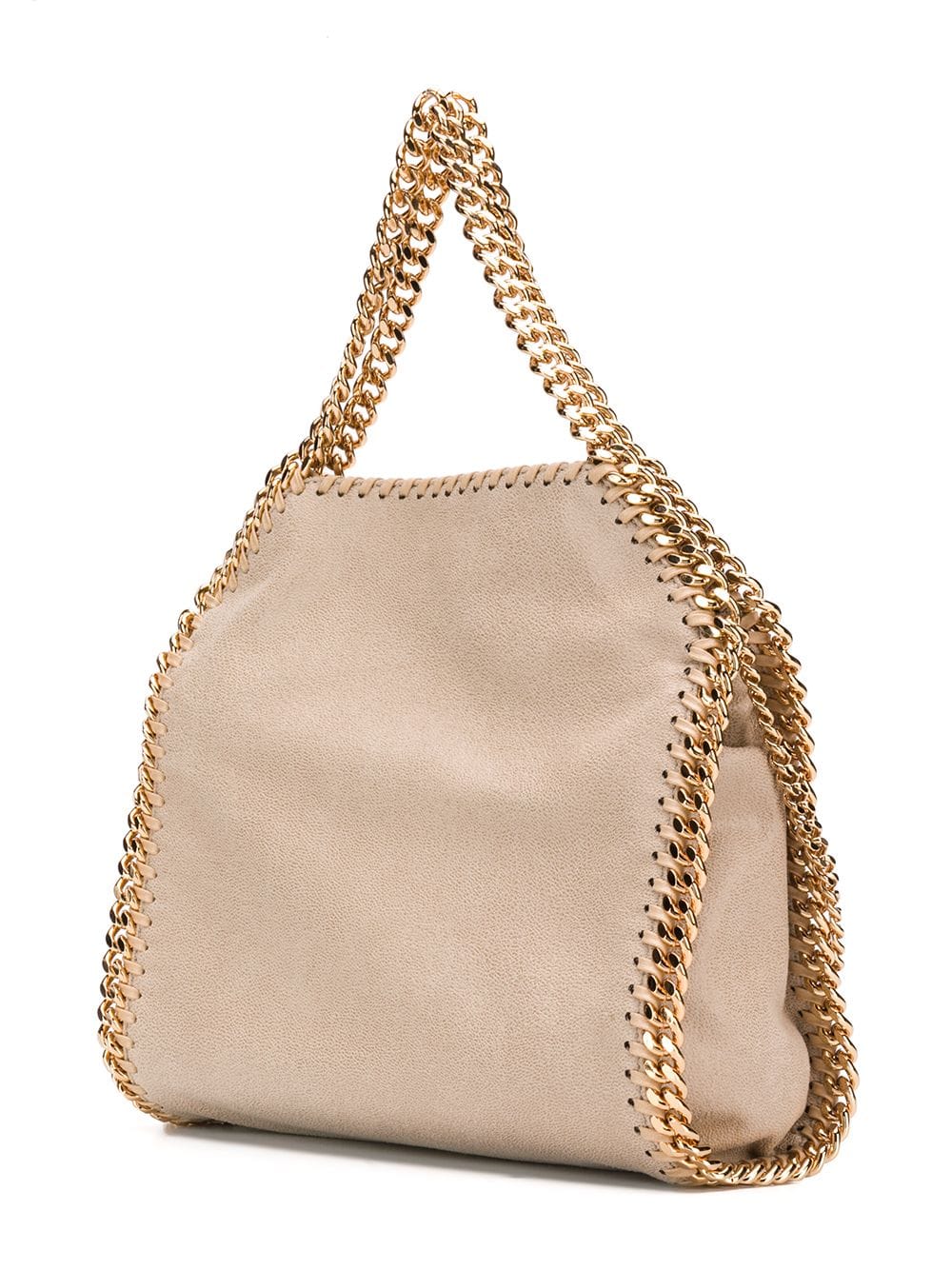STELLA MCCARTNEY Mini Handbag with Whipstitch Chain Trim