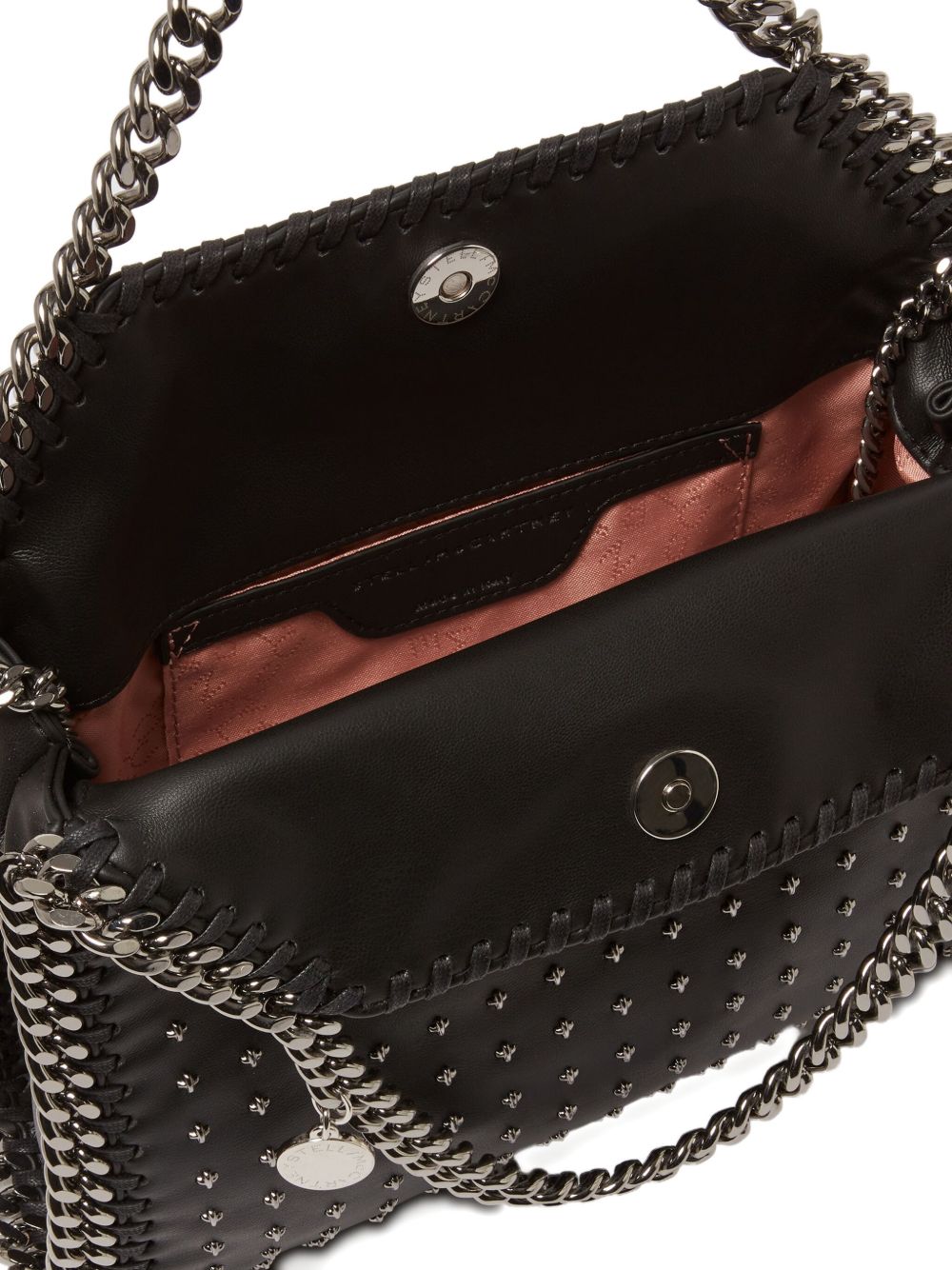 STELLA MCCARTNEY Velvet Mini Falabella Handbag