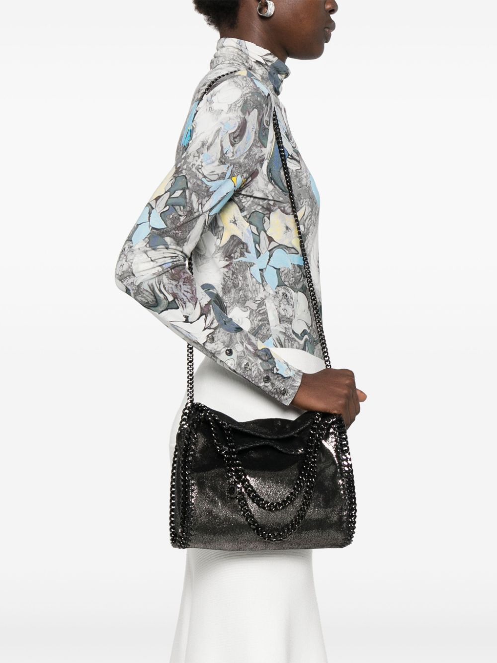 STELLA MCCARTNEY Mini Faux Leather Tote Handbag