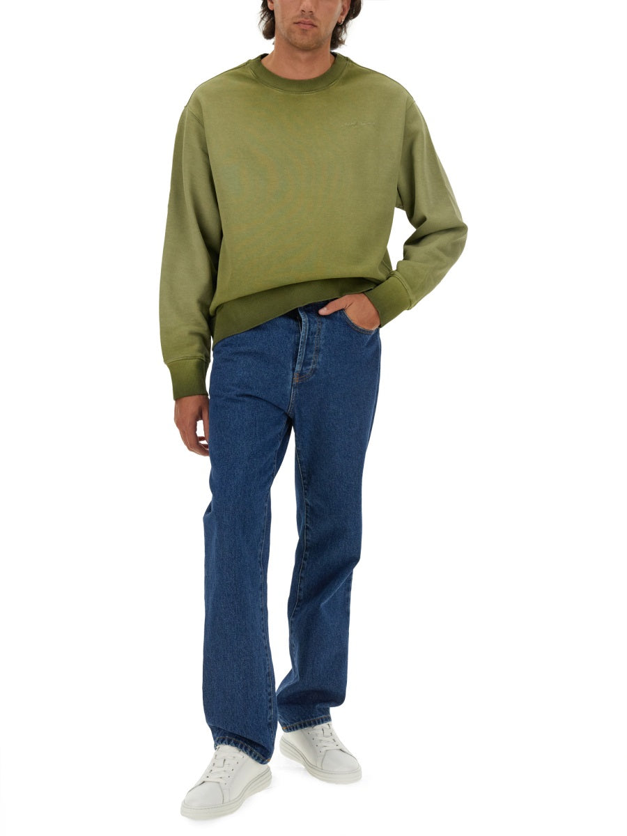 MSGM Washed Out T-Shirt Sweatshirt - Regular Fit