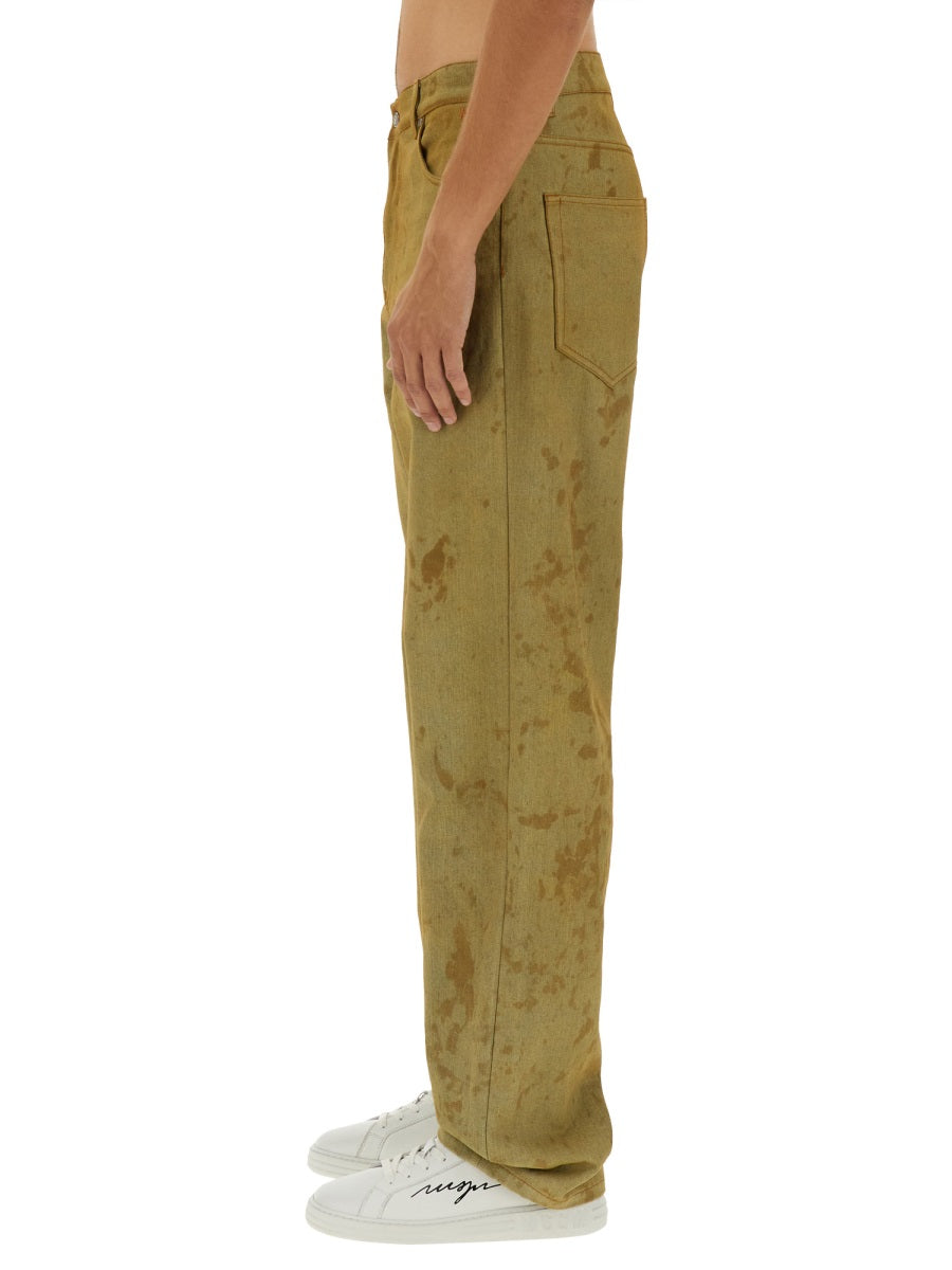 MSGM Classic Cotton Denim Pants - Size 50 IT