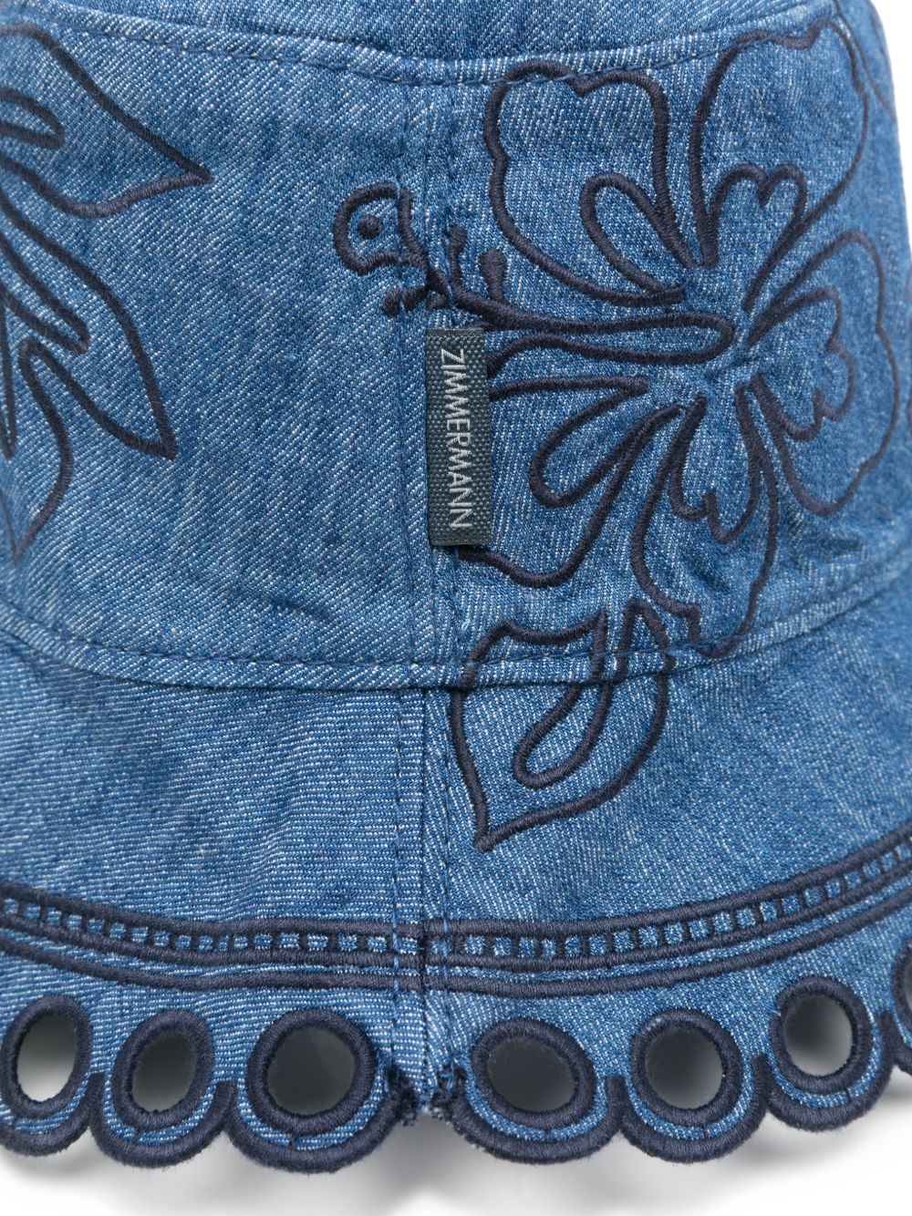 ZIMMERMANN Denim Bucket Hat