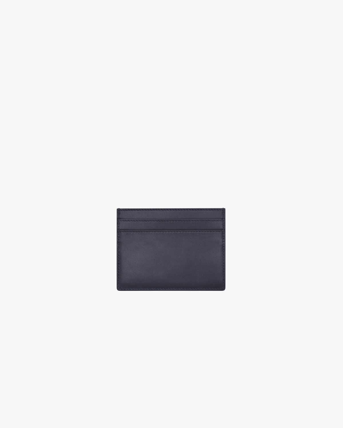 SAINT LAURENT Mini Leather Card Holder