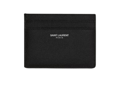 SAINT LAURENT Mini Leather Cardholder