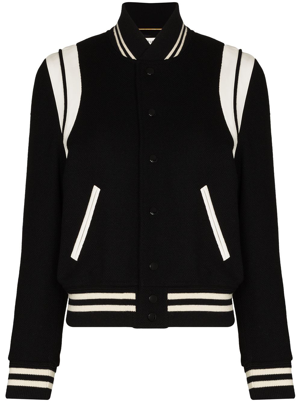 SAINT LAURENT Regular Fit Teddy Coat in Wool - Size 38