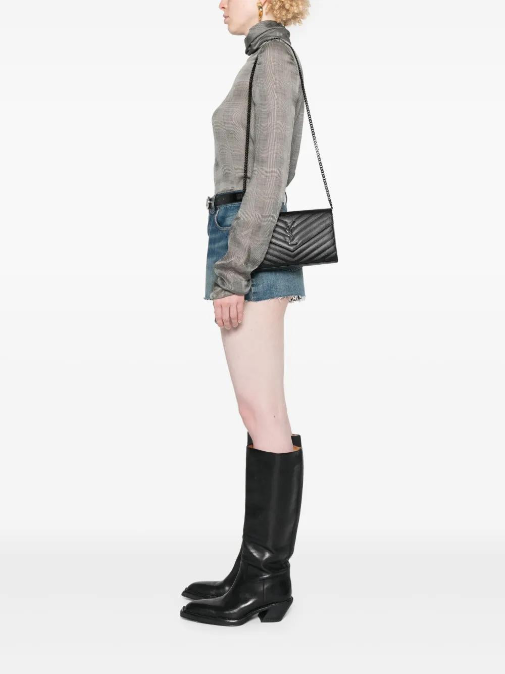 SAINT LAURENT Mini Chain Wallet