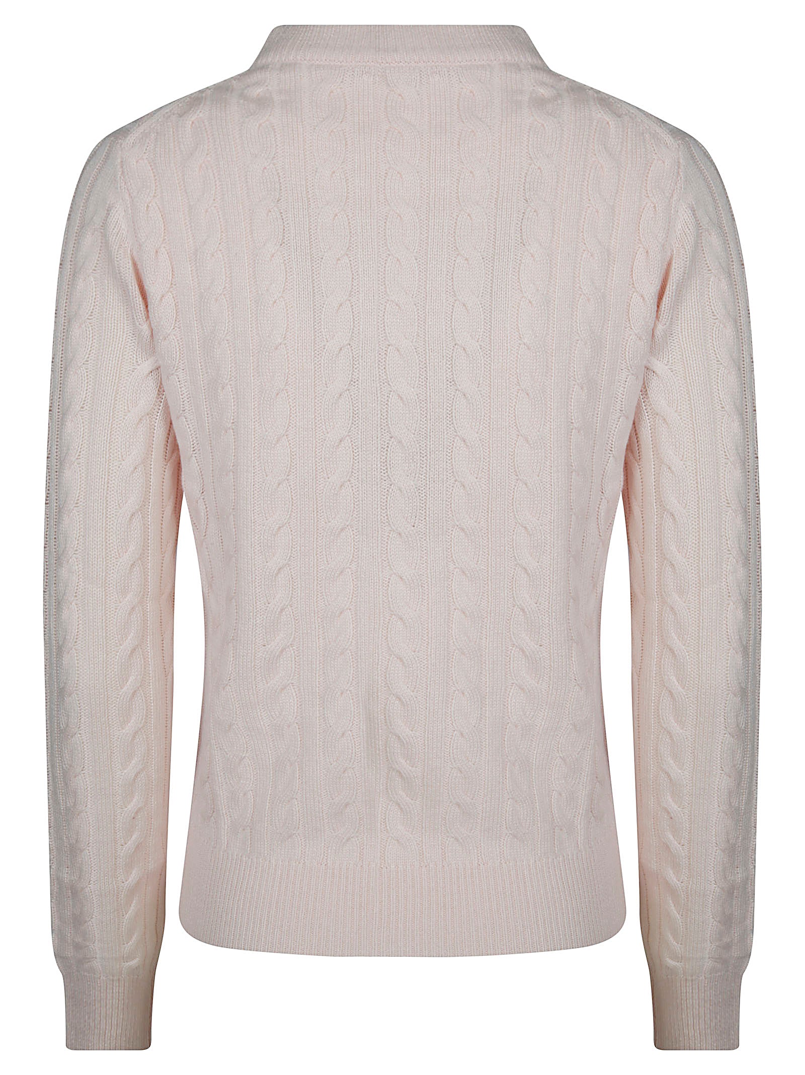 SUN 68 Round Neck Cable Knit Sweater for Men - Fall 2025