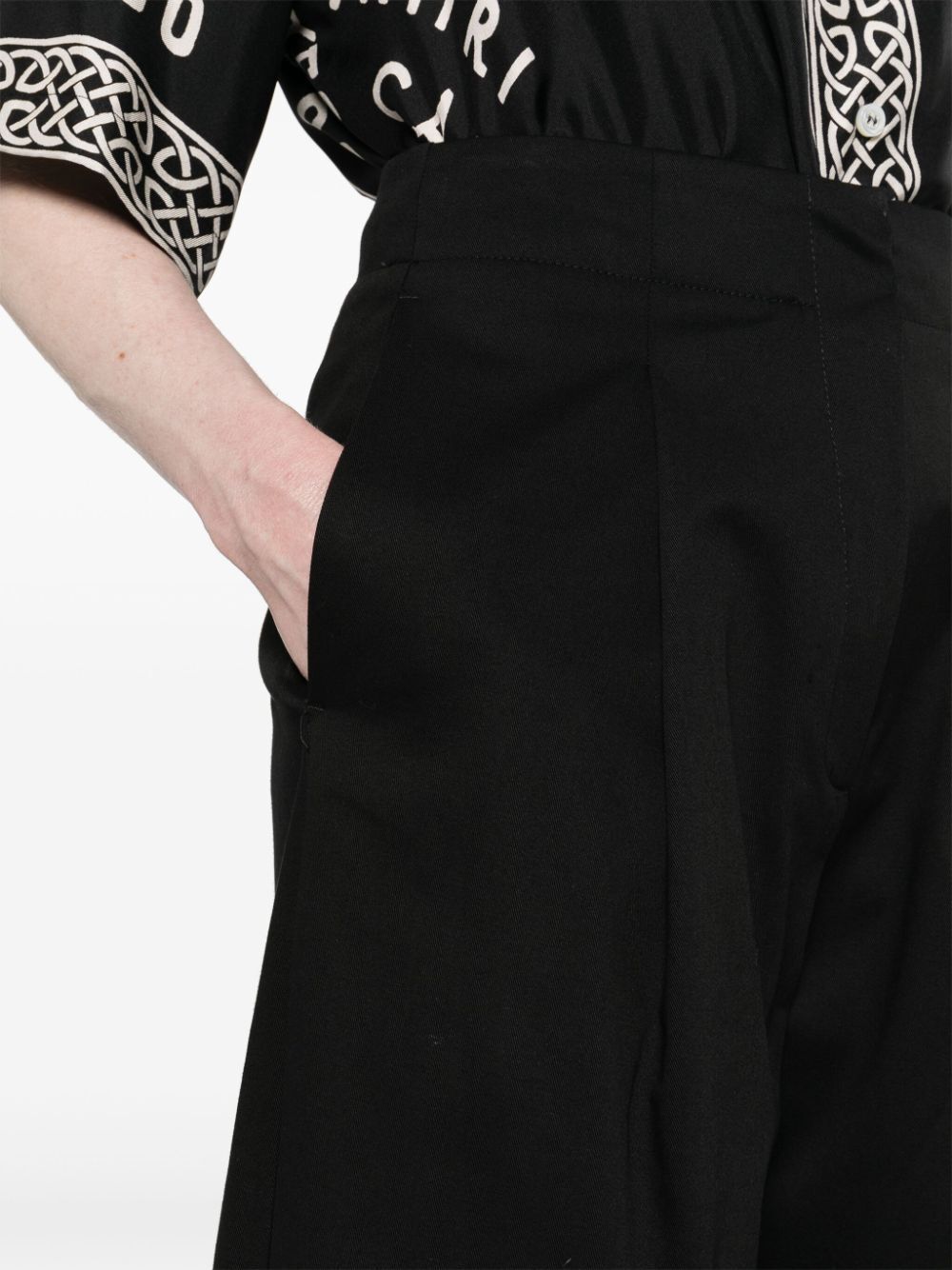 DRHOPE Chic Penced Mini Pants for Women