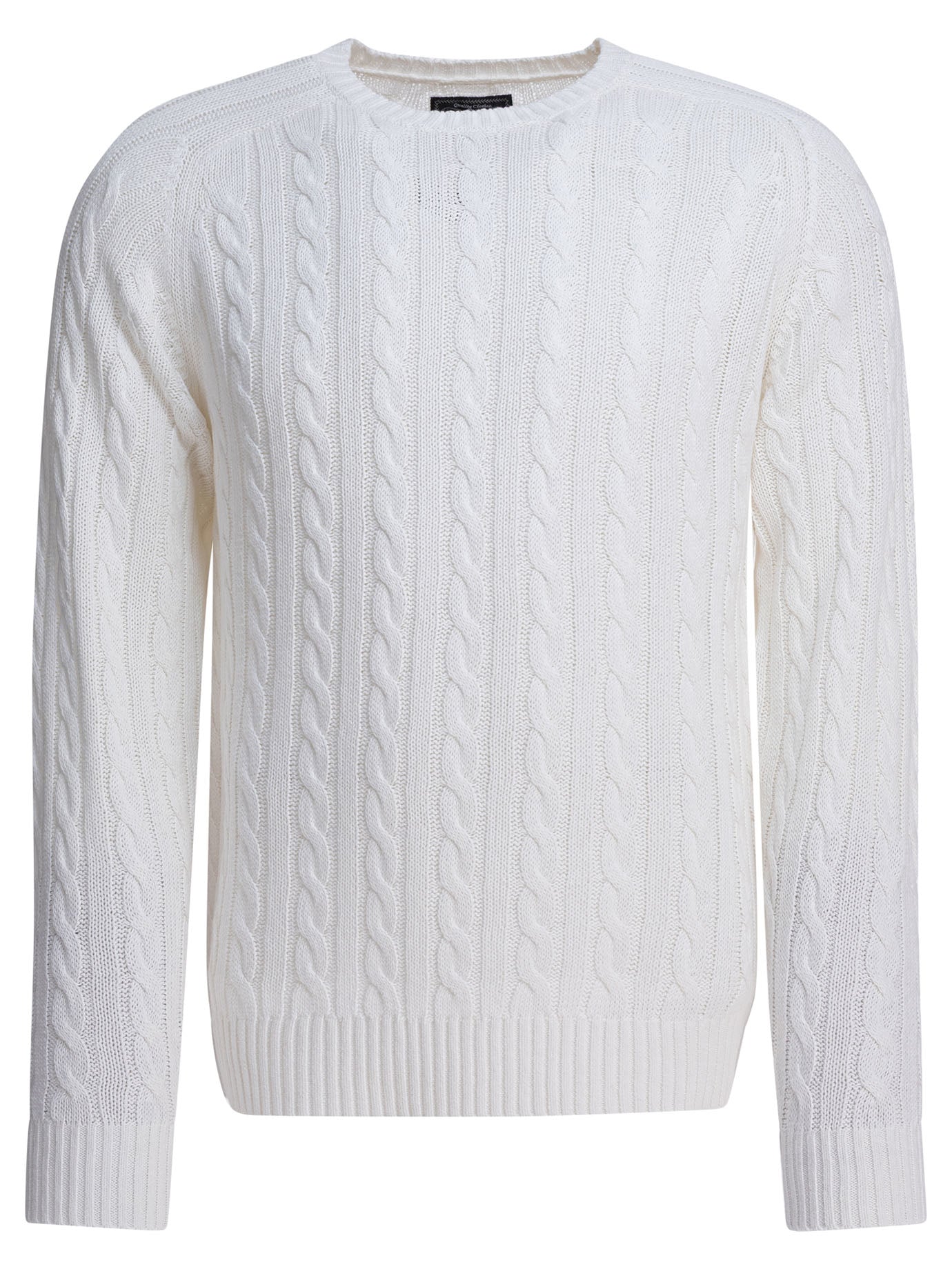 BEAMS PLUS Linen and Cotton Cable-Knit Sweater - Regular Fit