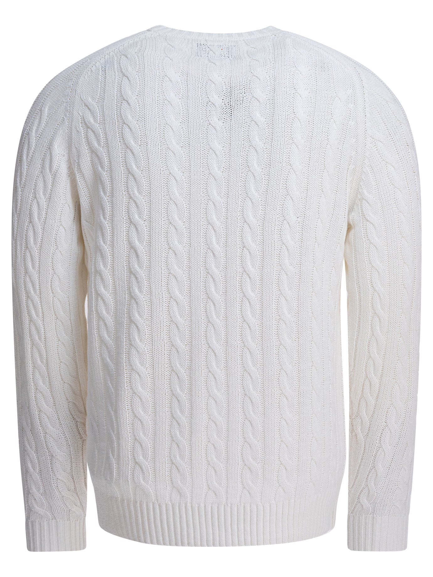 BEAMS PLUS Linen and Cotton Cable-Knit Sweater - Regular Fit