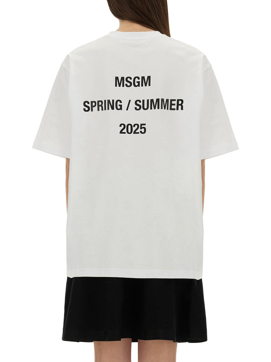 MSGM Women's Graphic T-Shirt - Size S