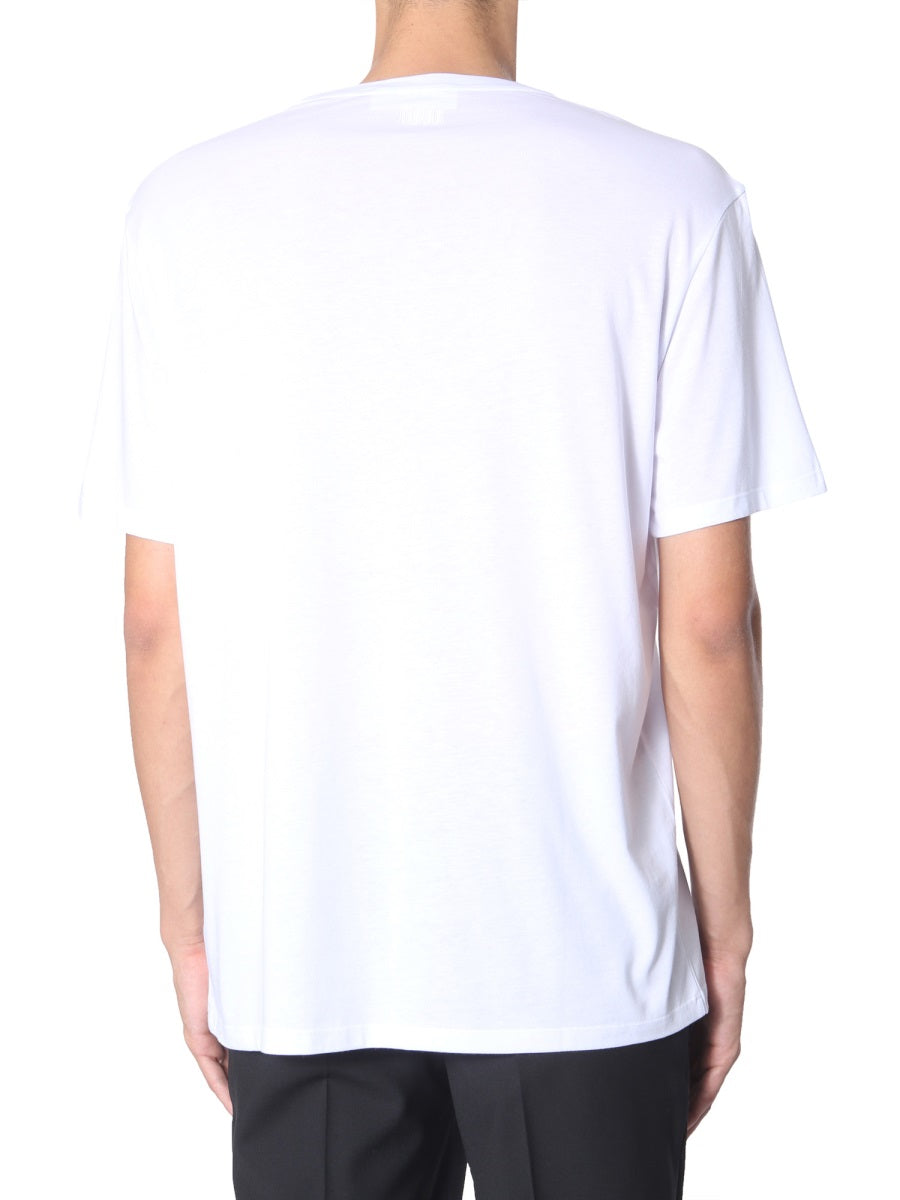 NEIL BARRETT Chaotic Subway Round Neck T-Shirt