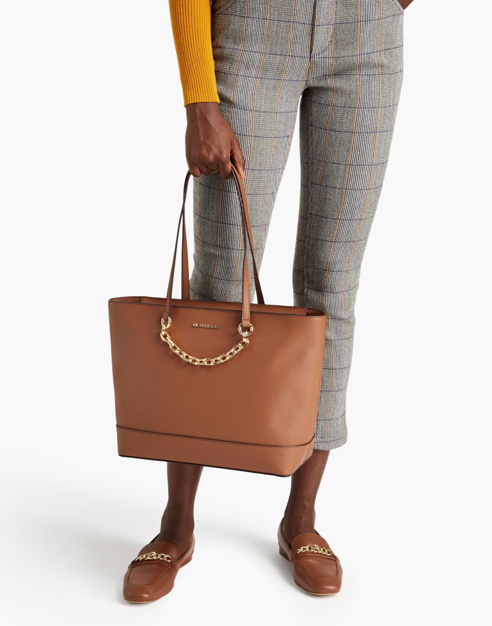 MICHAEL KORS Jet Set Chain Swag Tote Handbag - 40X27X14 CM