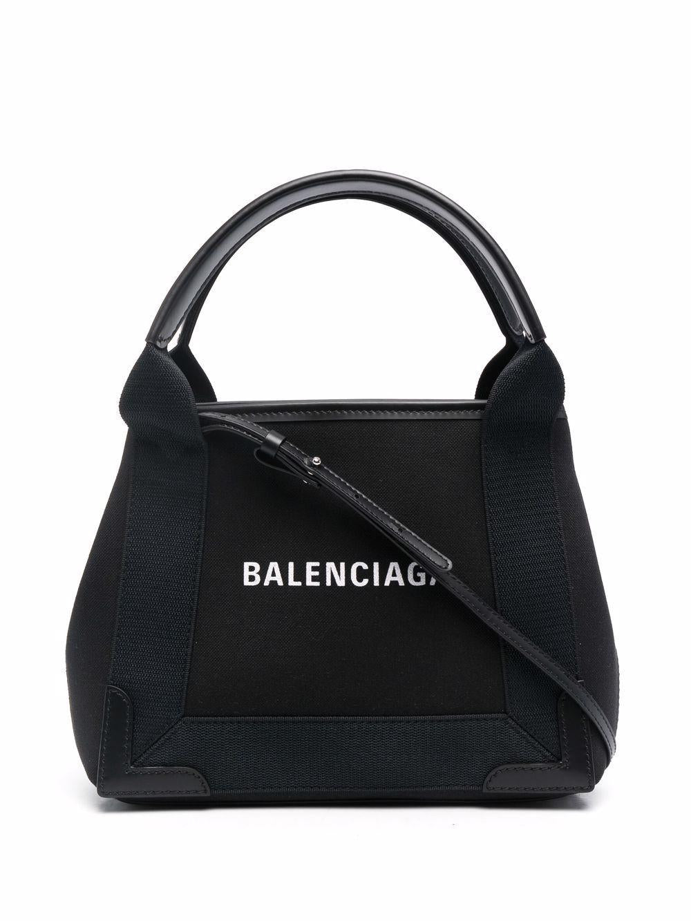 BALENCIAGA Mini Canvas Basket Handbag for Women