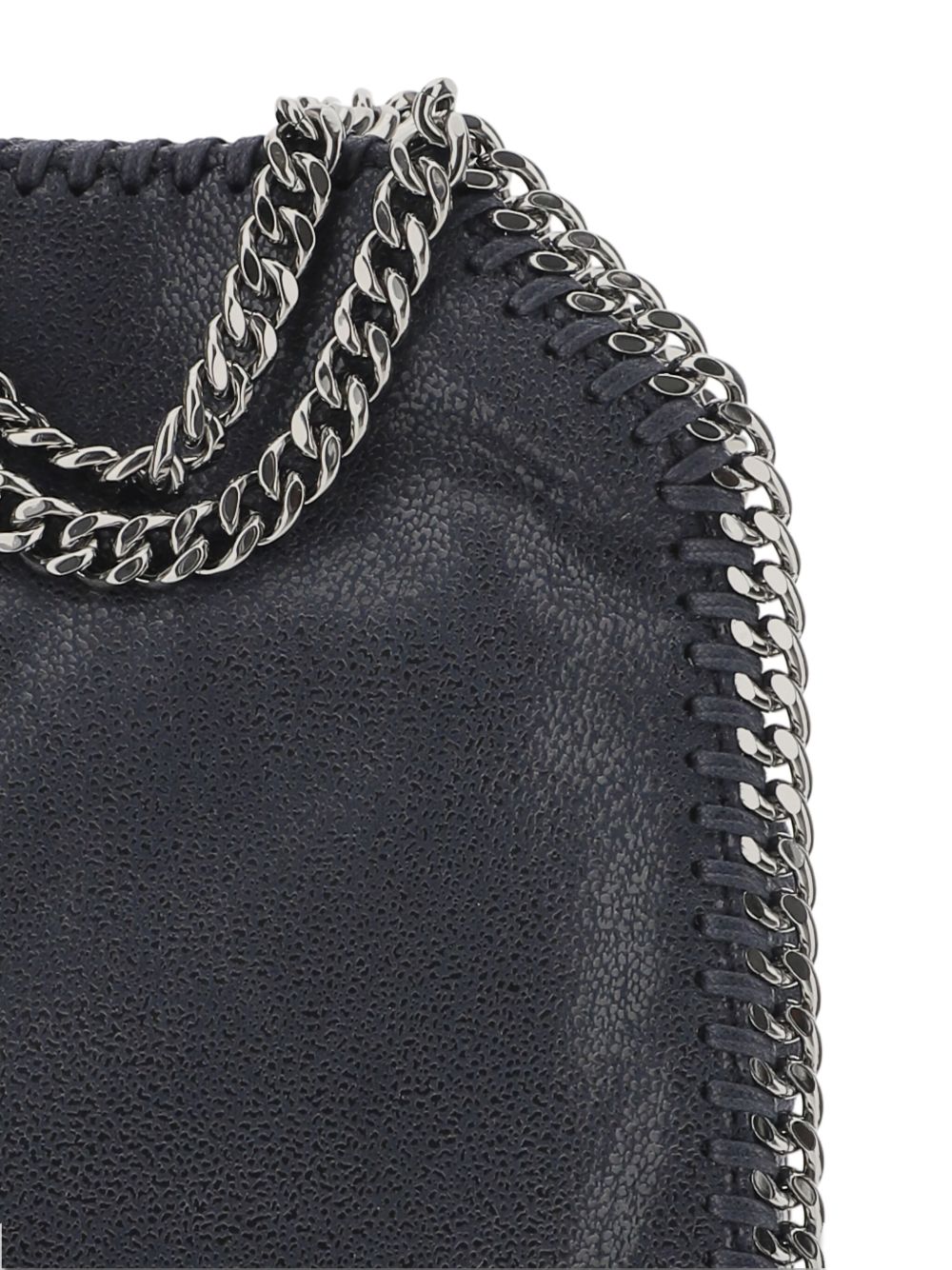 STELLA MCCARTNEY Mini Crossbody Handbag with Chain-Linked Accents