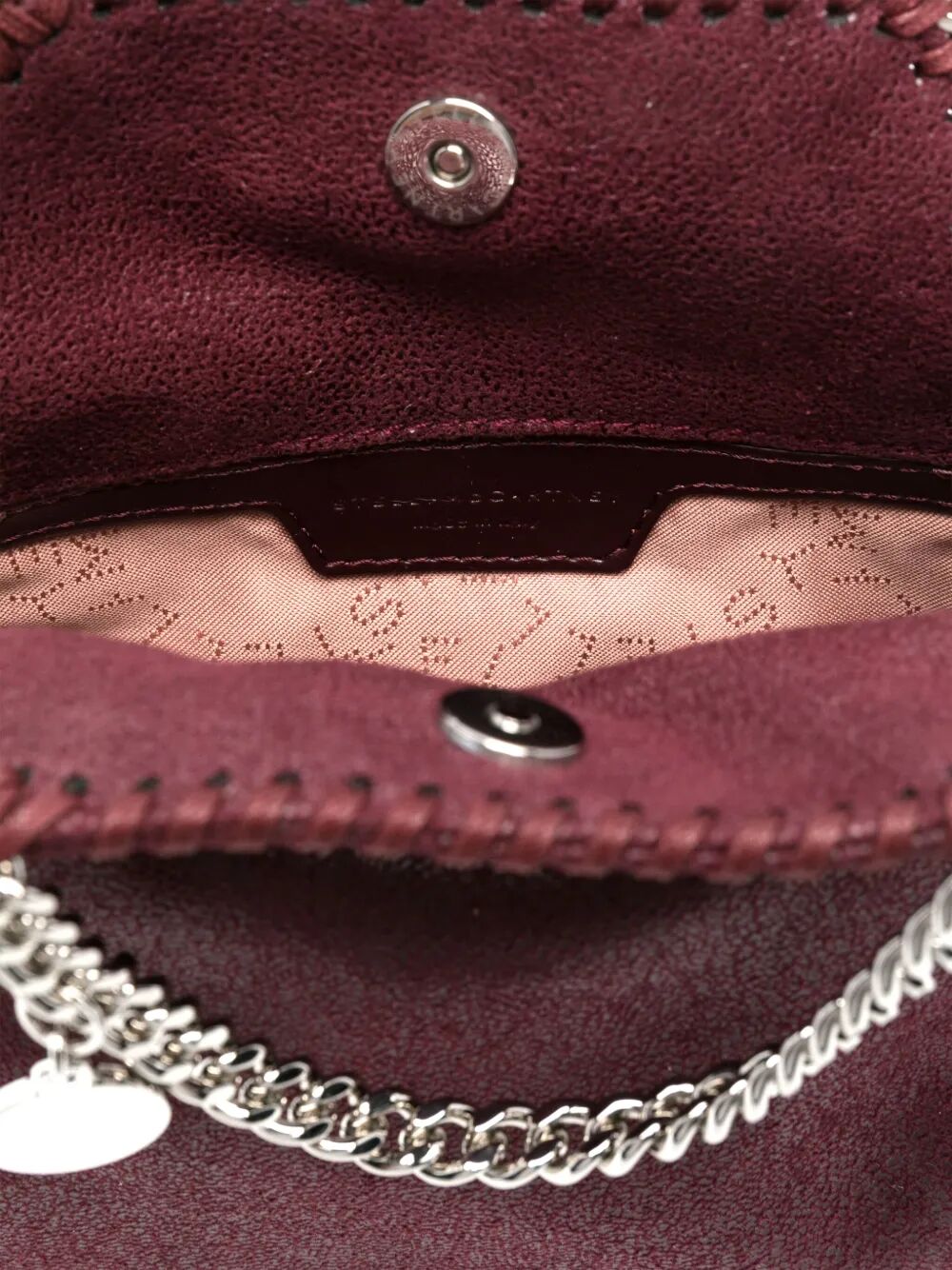 STELLA MCCARTNEY Micro Tote Handbag with Chain Details