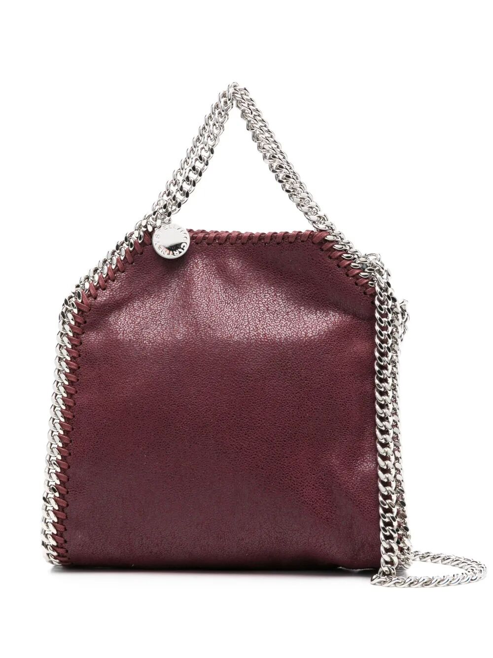 STELLA MCCARTNEY Micro Tote Handbag with Chain Details