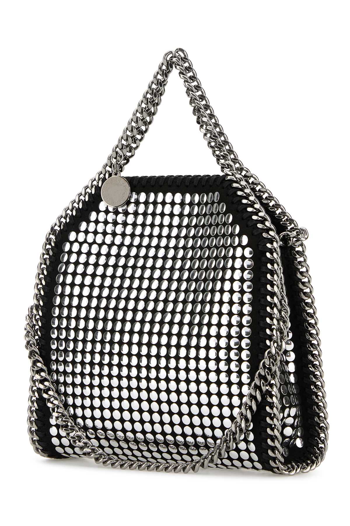 STELLA MCCARTNEY Mini Embellished Shaggy Deer Micro Falabella Handbag