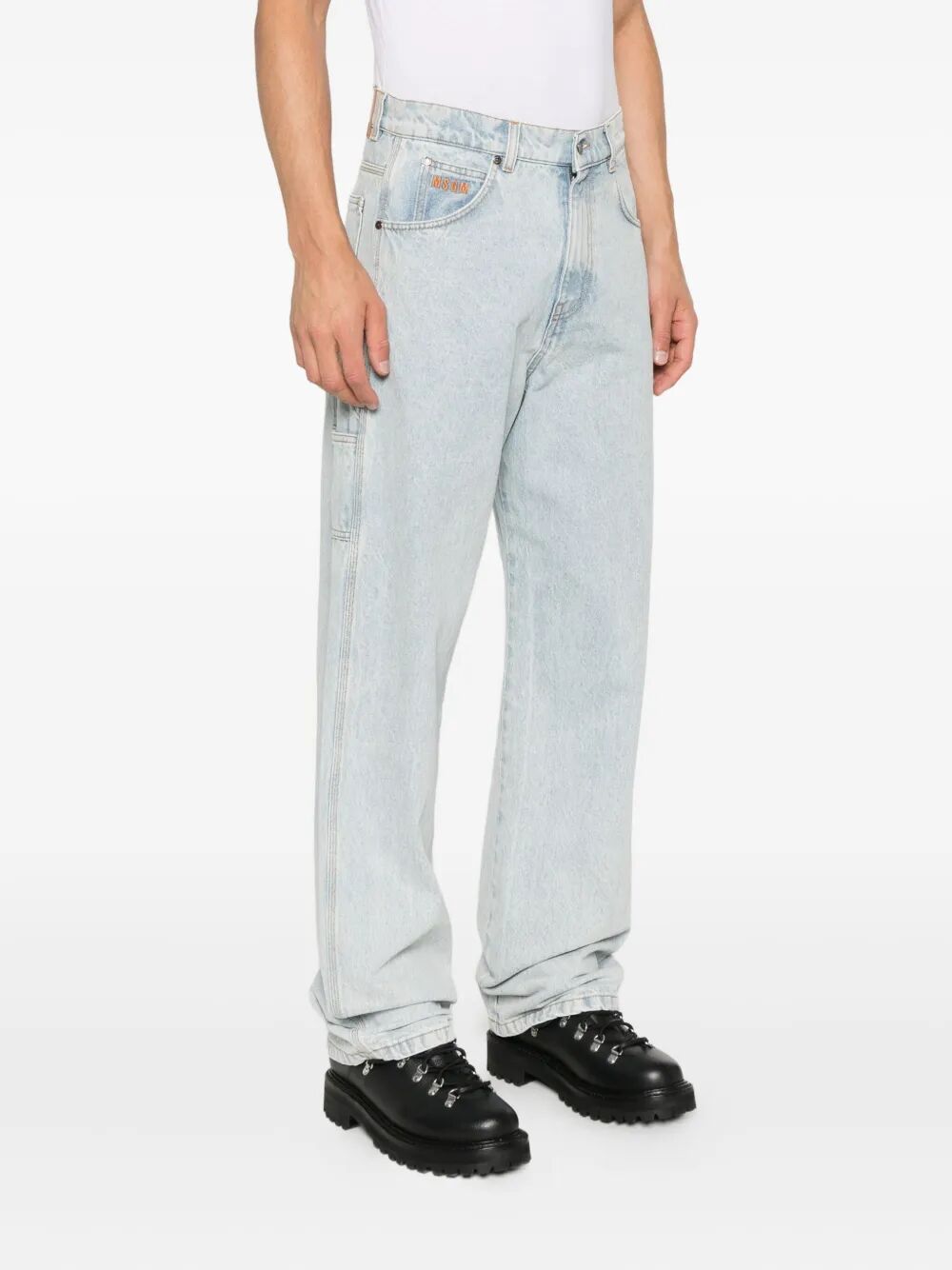 MSGM Men's Cotton Jeans - FW25 Collection