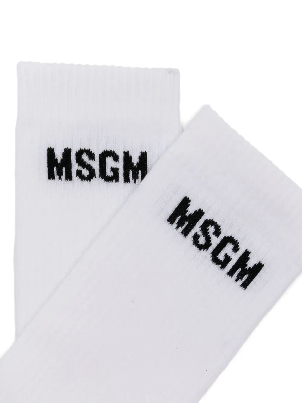 MSGM Logo-Jacquard Cotton Blend Socks for Men