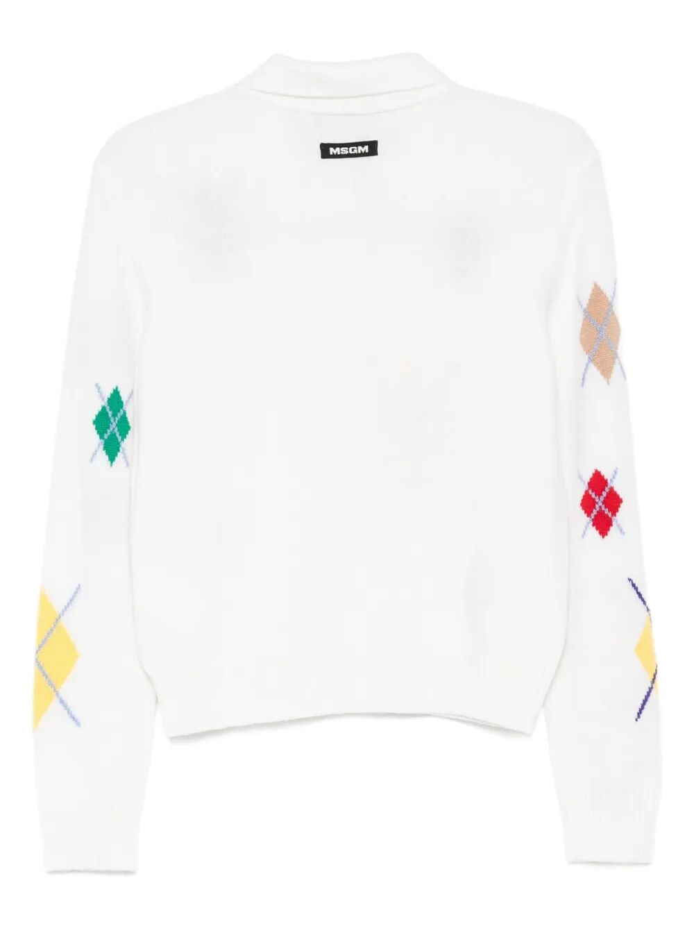 MSGM Long-Sleeved Polo Pullover for Women