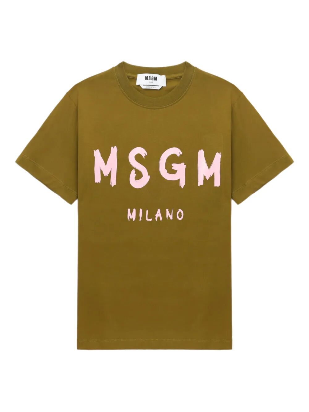 MSGM Logo Print Cotton T-Shirt - FW25 Women's Edition