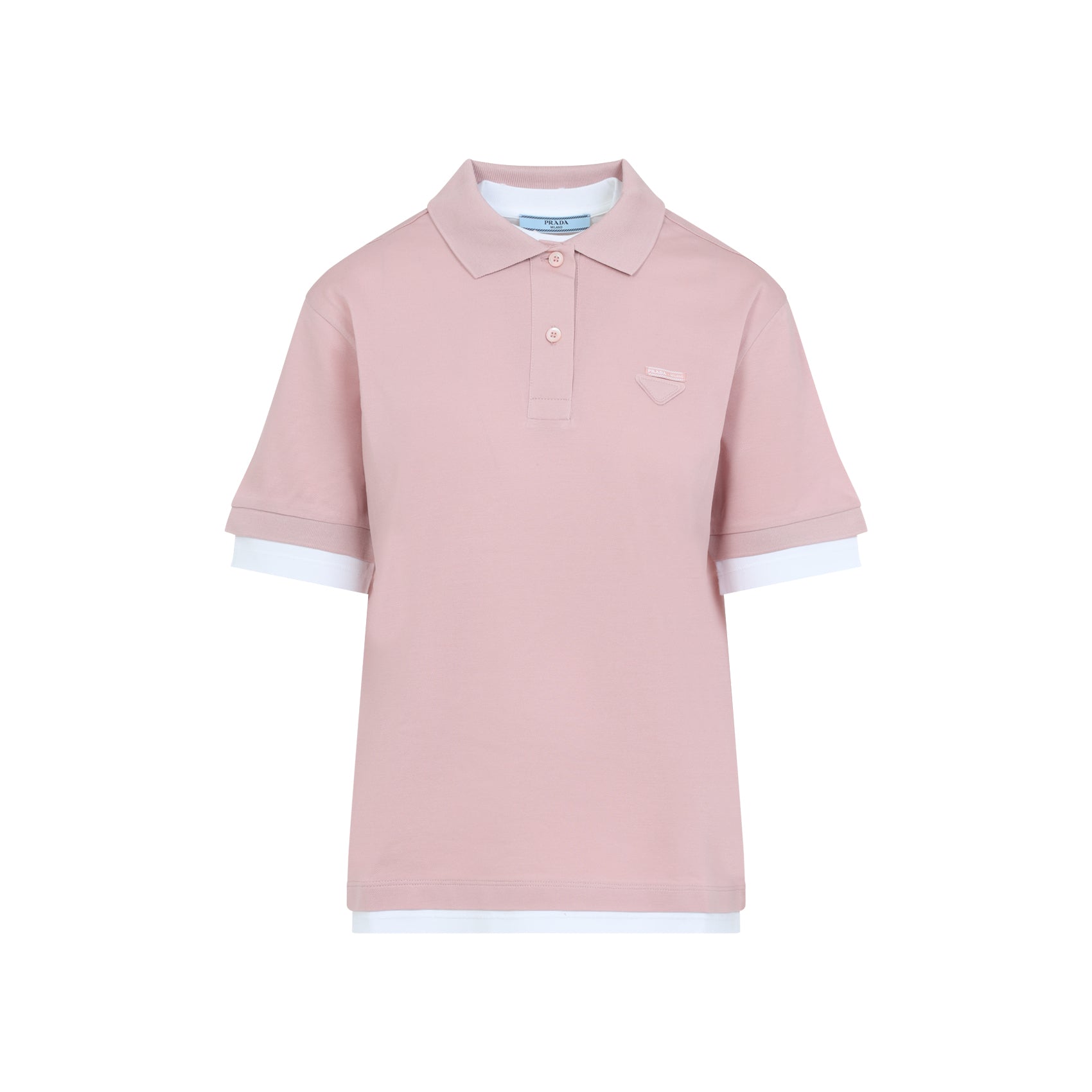 PRADA Mini Piquet Polo Shirt for Women
