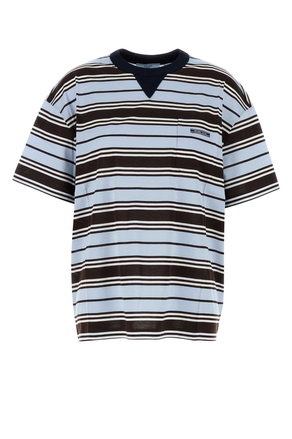 PRADA Embroidered Cotton Oversized T-Shirt - FW25 Season