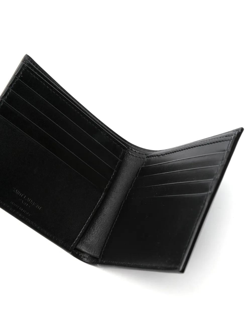 SAINT LAURENT East/West Mini Bi-Fold Wallet - FW25