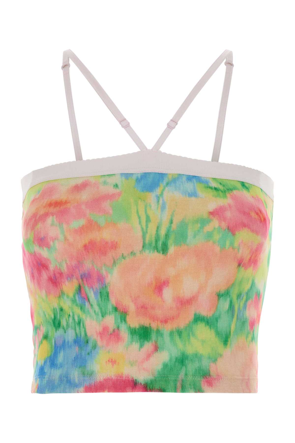 PRADA Floral Printed Cotton Top for Women