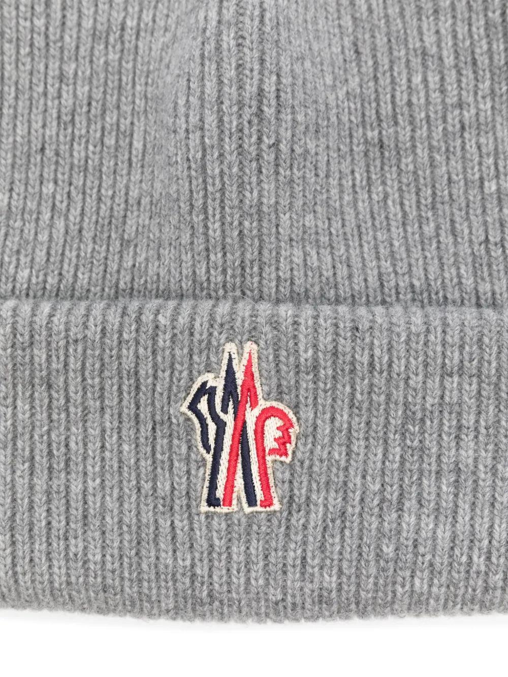 MONCLER GRENOBLE Mini Beanie Hat with Logo