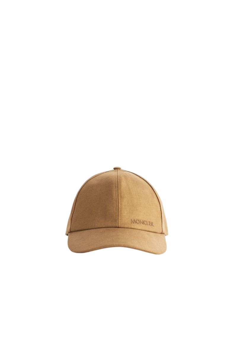 MONCLER Stylish Linen Baseball Cap for Men
