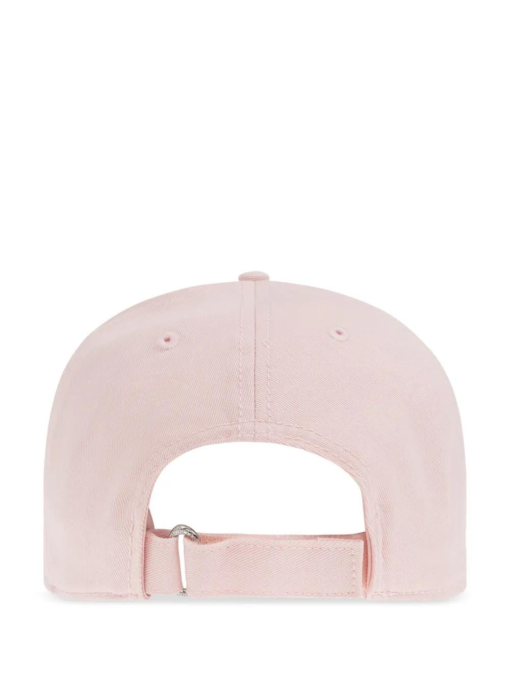 MONCLER Stylish Cotton Logo Baseball Hat for Women
