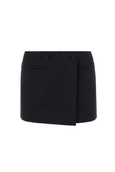 VALENTINO GARAVANI Elegant Mini Skirt with Wrap Closure and Pockets - Size 40