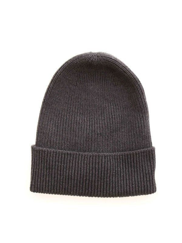 MONCLER Men's Virgin Wool Bonnet for FW25