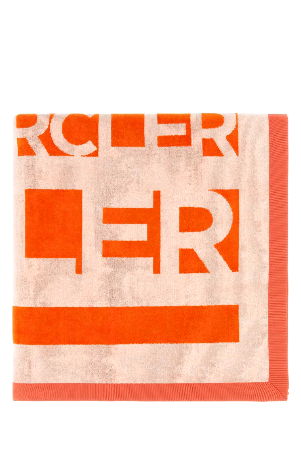 MONCLER Printed Terry Beach Towel - Oversized Design